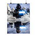 Vader/Anakin Reflection Poster Print