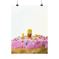 Homer Donut Poster Print